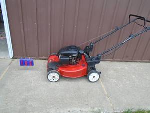 Toro self propelled mower. Used condition. Tested & works. As shown.