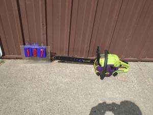 Poulan 18 wild thing chainsaw. Used condition. Tested & works. As shown.