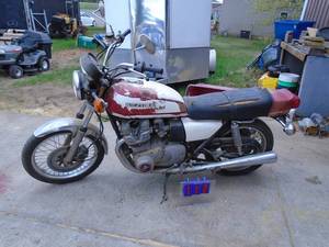 Suzuki GS750 motorcycle . Used condition. For parts or repair. NO TITLE. Relisted due to no show. As shown.