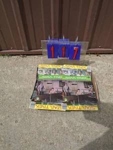 Flat of vintage Star Trek audio records. As shown.