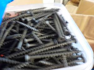 6 each of 5 lb Pkgs Steel Linx Packages Fasteners #8 x 2 12 Philips Bugle Head Coarse Thread Black Phosphate SharpPoint