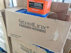 6 each of 5 lb Pkgs Steel Linx Packages Fasteners #8 x 2 12 Philips Bugle Head Coarse Thread Black Phosphate SharpPoint