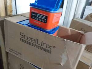 6 each of 5 lb Pkgs Steel Linx Packages Fasteners #8 x 2 12 Philips Bugle Head Coarse Thread Black Phosphate SharpPoint