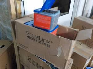 6 each of 5 lb Pkgs Steel Linx Packages Fasteners #8 x 2 12 Philips Bugle Head Coarse Thread Black Phosphate SharpPoint
