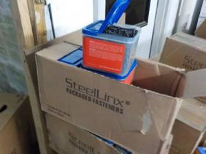 6 each of 5 lb Pkgs Steel Linx Packages Fasteners #8 x 2 12 Philips Bugle Head Coarse Thread Black Phosphate SharpPoint