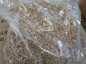 12 12lb Bag Honey Roasted Cashews- halves and pieces