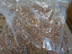 12 12lb Bag Honey Roasted Cashews- halves and pieces