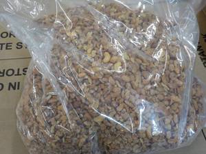 12 12lb Bag Honey Roasted Cashews- halves and pieces