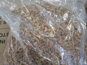 12 12lb Bag Honey Roasted Cashews- halves and pieces