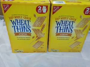 2 x 2 lb 8 oz Boxes Wheat Thins...