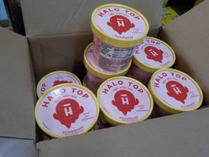 12 Halo Top Strawberry Individual Cake Mixes- just add water and microwave
