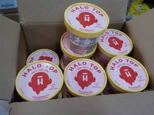 12 Halo Top Strawberry Individual Cake Mixes- just add water and microwave