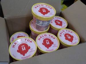 12 Halo Top Strawberry Individual Cake Mixes- just add water and microwave
