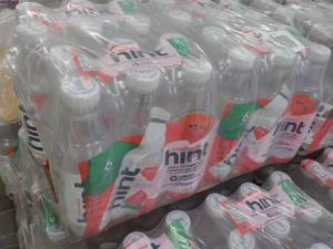 24 pack Hint 16 oz bottles Water Infused with Watermelon Essence