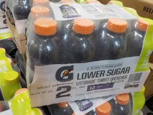 12 pack Gatorade Grape Lower Sugar Best by 11272023