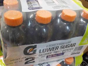 12 pack Gatorade Grape Lower Sugar Best by 11272023