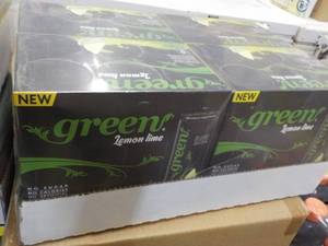 4 x 6 packs Green Lemon Lime no sugar, no calories, and no artificial sweeteners