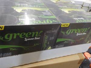 4 x 6 packs Green Lemon Lime no sugar, no calories, and no artificial sweeteners