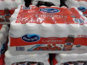 24 pack Ocean Spray Cranbery Juice - 24 x 10 oz bottles