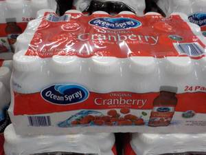 24 pack Ocean Spray Cranbery Juice - 24 x 10 oz bottles