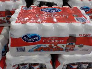 24 pack Ocean Spray Cranbery Juice - 24 x 10 oz bottles