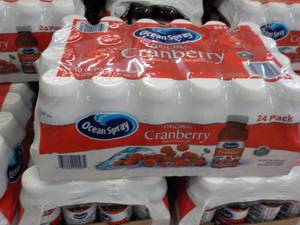 24 pack Ocean Spray Cranbery Juice - 24 x 10 oz bottles