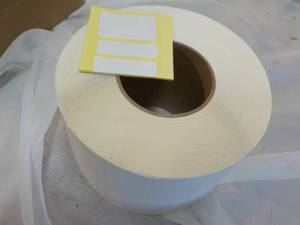 Large Roll BD Notch Meditech Labels- sample sizes as shown