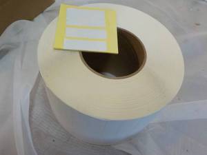 Large Roll BD Notch Meditech Labels- sample sizes as shown
