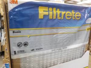 18 x 3M Filtrete Filters 20 x 20 x 1