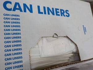 Case of 200 - 32 Gallon Clear Can Liners 33 x 45
