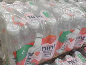 24 pack Hint 16 oz bottles Water Infused with Watermelon Essence