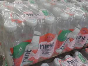 24 pack Hint 16 oz bottles Water Infused with Watermelon Essence