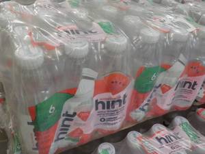 24 pack Hint 16 oz bottles Water Infused with Watermelon Essence