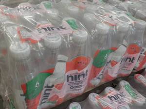 24 pack Hint 16 oz bottles Water Infused with Watermelon Essence
