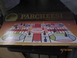 lot 12 image: parcheesi game...