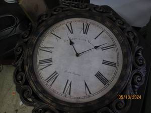 lot 15 image: edinburgh clock roman numerials london england 23 inch x 23 inch