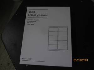 lot 40 image: 2500 shipping labels...