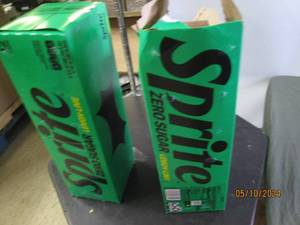 lot 45 image: 2  12 packs of sprite some missing from one