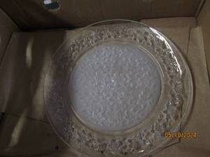 lot 63 image: lot of serving dishes glass one looks pink