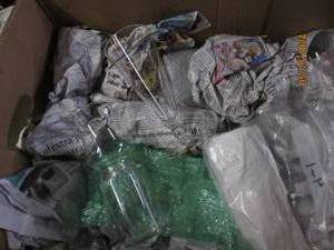 lot 64 image: lot of glass vases , cups and more