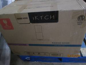 lot 66 image: iktch range hood looks unopened...