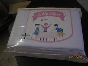 lot 177 image: new table skirts...