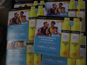 lot 210 image: 6 packages of 2 neutrogena beach defennse spf 60 suncreen