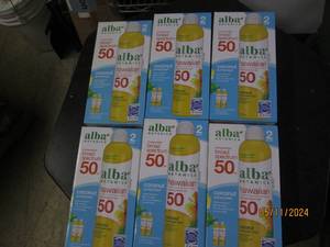 lot 229 image: 6 packages of 2 alba botanica spf 50 sunscreen