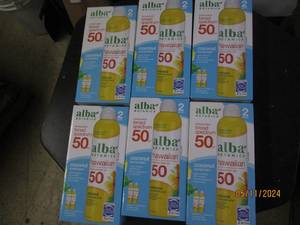 lot 230 image: 6 packages of 2 alba botanica spf 50 sunscreen