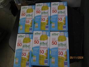 lot 232 image: 6 packages of 2 alba botanica spf 50 sunscreen
