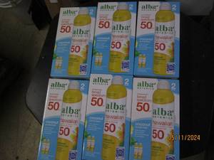 lot 235 image: 6 packages of 2 alba botanica spf 50 sunscreen