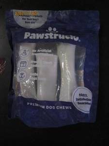 lot 110 image: package of pawstruck premium filled dog chews varitey pack peanut butter, cheese andd bacon and beef filled bones best buy 5  21  25
