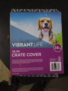 lot 122 image: vibrant life 36 inch crate cover...