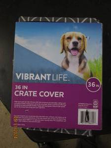 lot 123 image: vibrant life 36 inch crate cover...